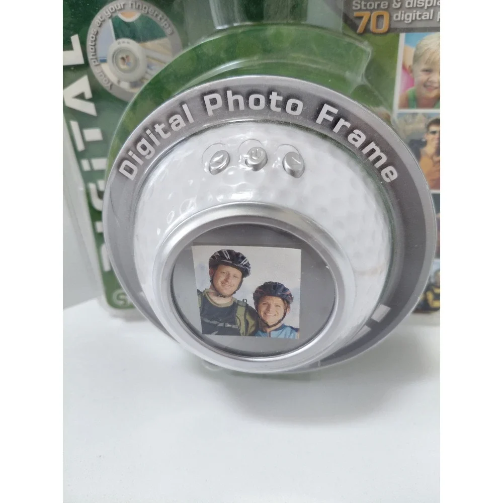 Photo Golf Ball Digital Photo Frame New Sealed Holds 70 Pictures‎ NEW